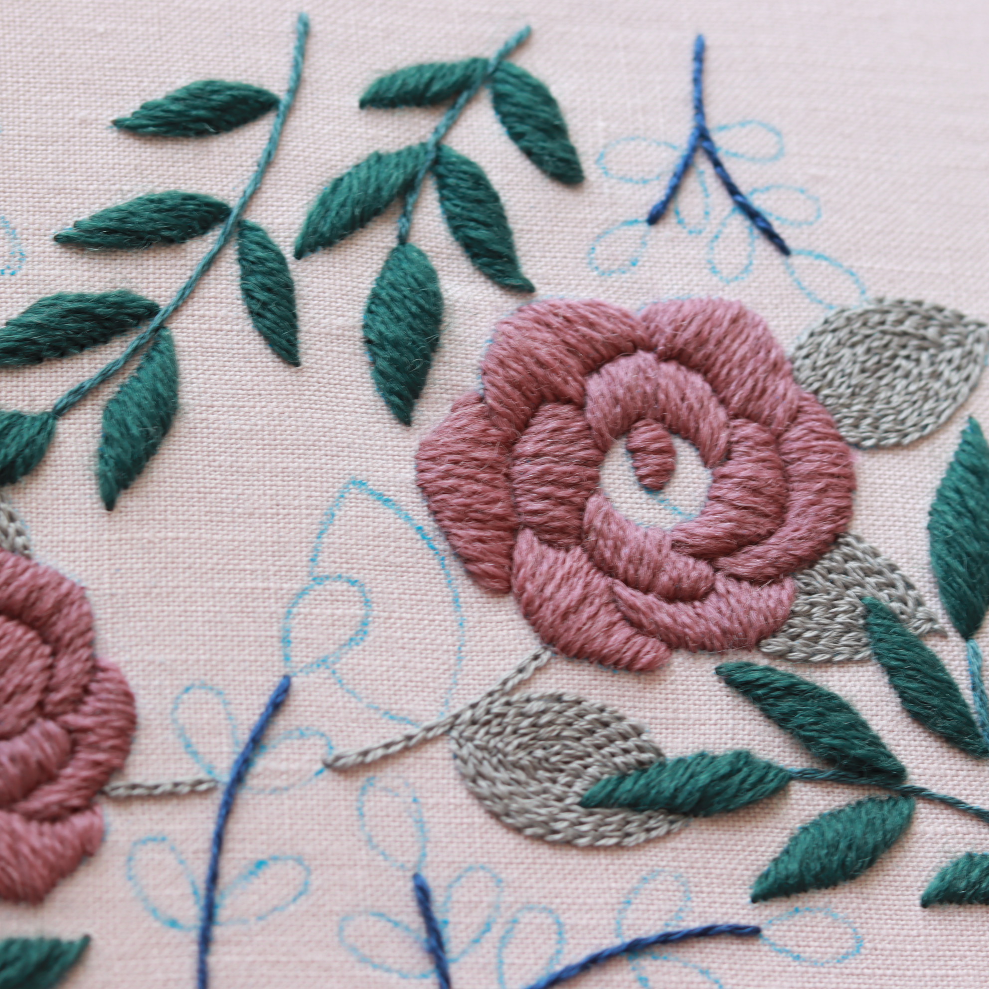 ちいさな刺繍がま口をつくる(刺繍編) – Awj handmade